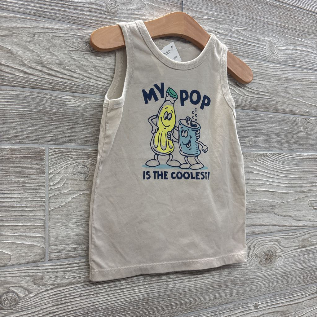Tank Top My Pop Is The Coolest 3T