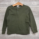 LS Waffle Knit Henley Shirt 4T