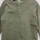 LS Waffle Knit Henley Shirt 4T