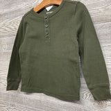LS Waffle Knit Henley Shirt 4T