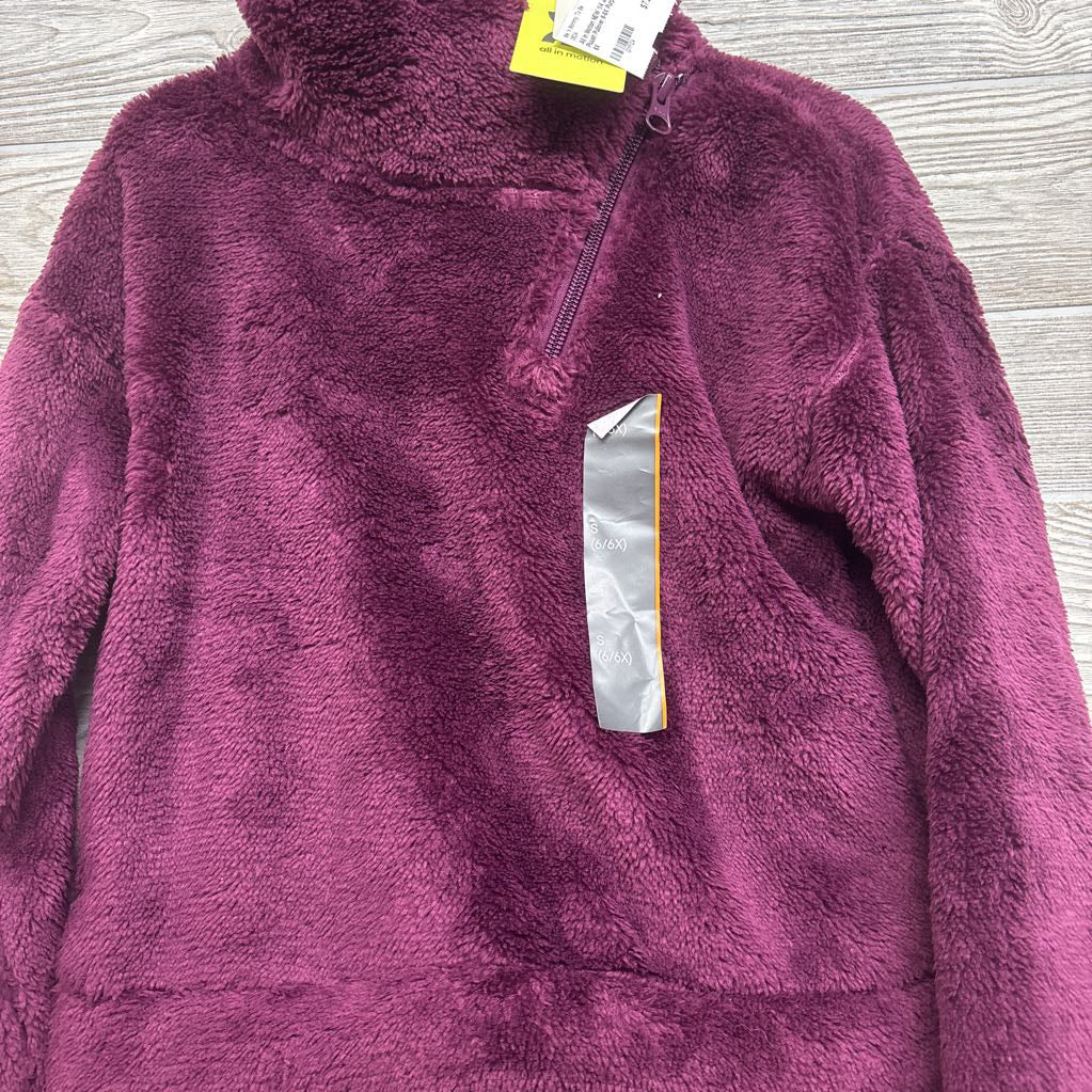 NEW 1/4 Zip Pluush Pullover 6-6X