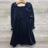 LS Velvet Smocked Dress 4-5