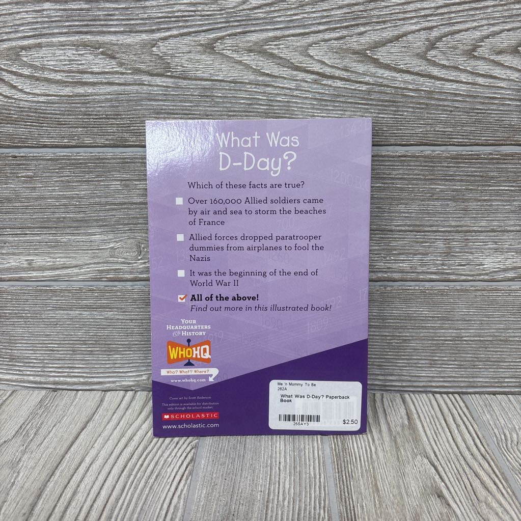 What Was D-Day? Paperback Book