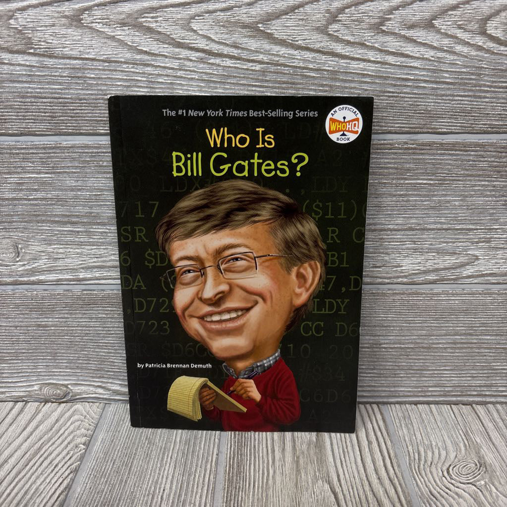 Who Is Bill Gates? Paperback Book