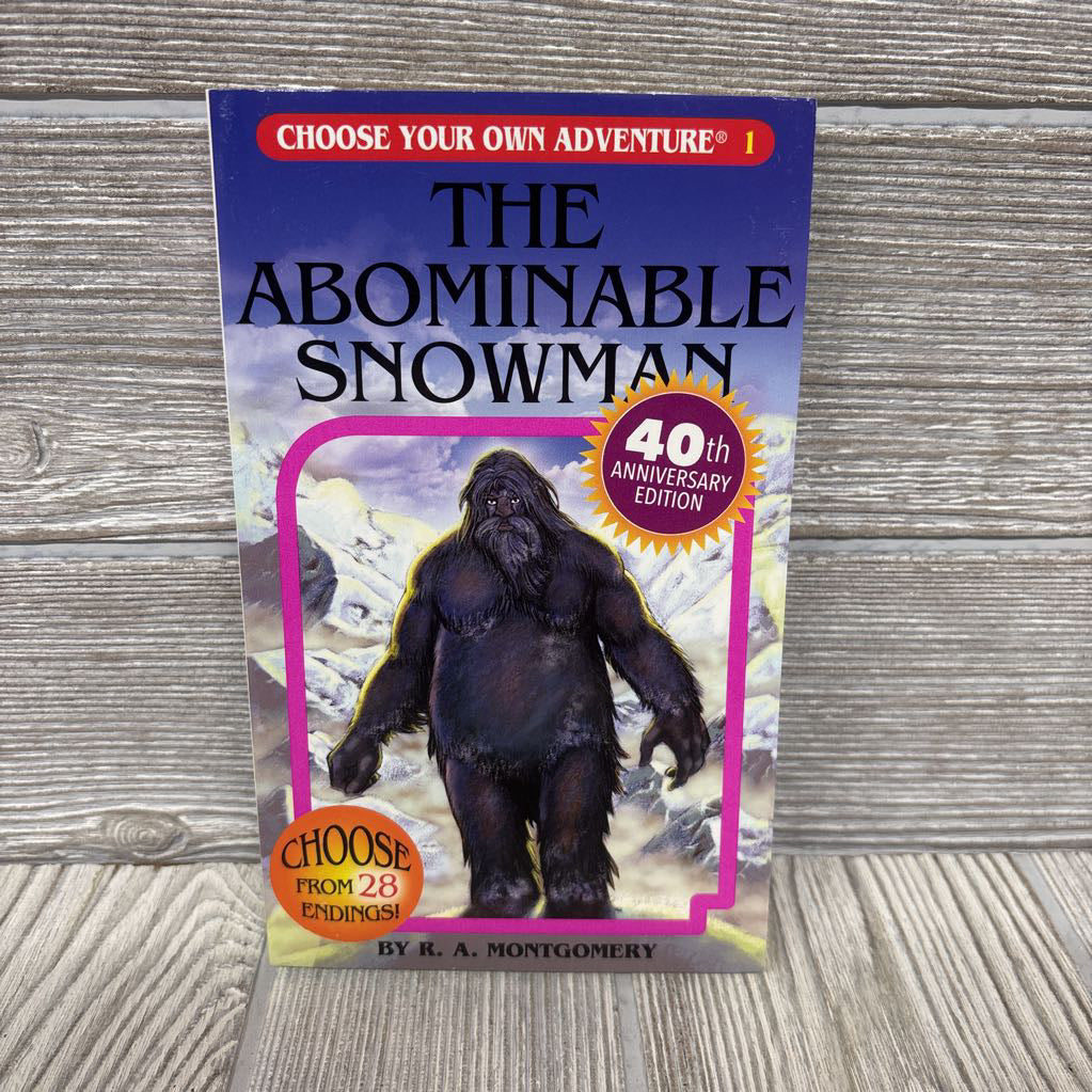 Choose Your Own Adventure #1 The Abominable Snowman Paperback Book