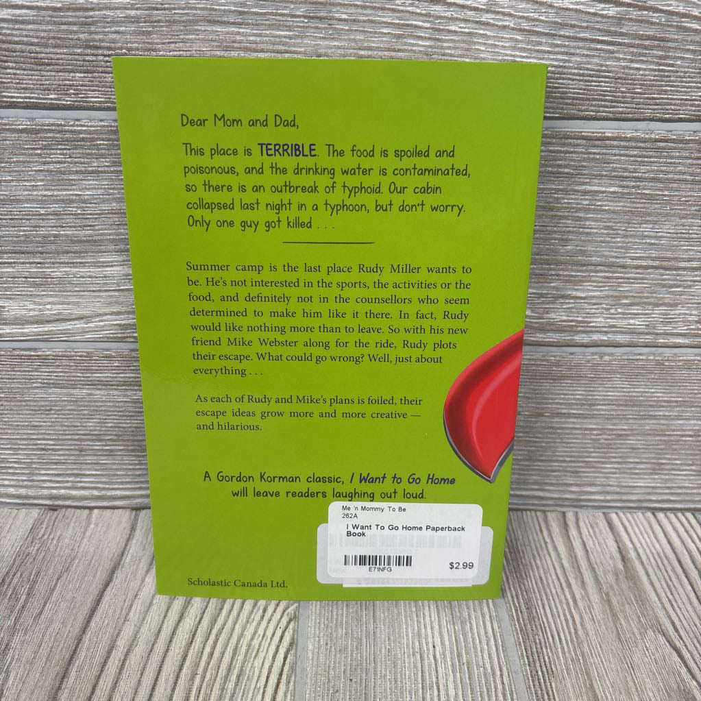 I Want To Go Home Paperback Book