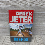 Derek Jeter Hit & Miss Paperback Book