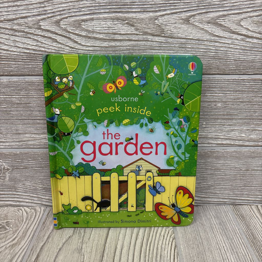 Usborne Peek Inside The Garden Board Book