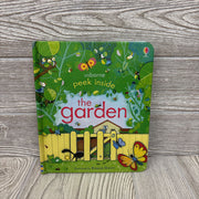 Usborne Peek Inside The Garden Board Book