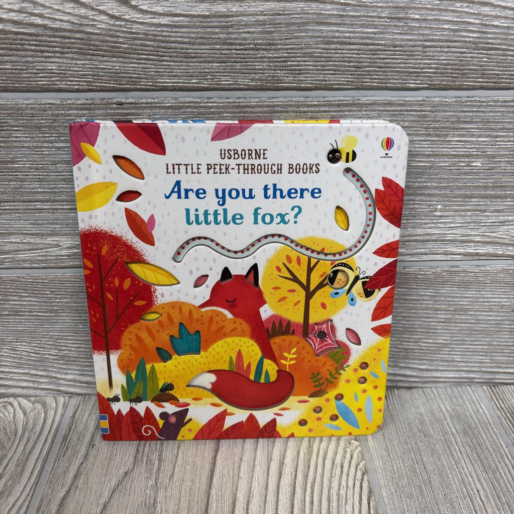 Usborne Little Peek-Through Books Are You There Little Fox Board Book