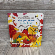Usborne Little Peek-Through Books Are You There Little Fox Board Book