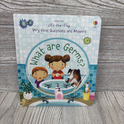 Usborne Lift-The-Flap Very First Questions And Answers What Are Germs? Board Book