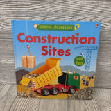 Usborne Lift And Look Construction Sites Board Book