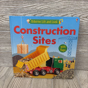 Usborne Lift And Look Construction Sites Board Book