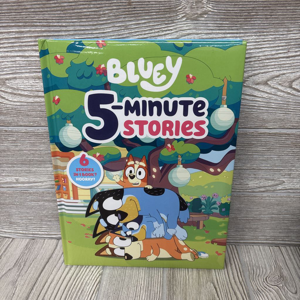 Bluey 5 Minute Stories Hardcover Book