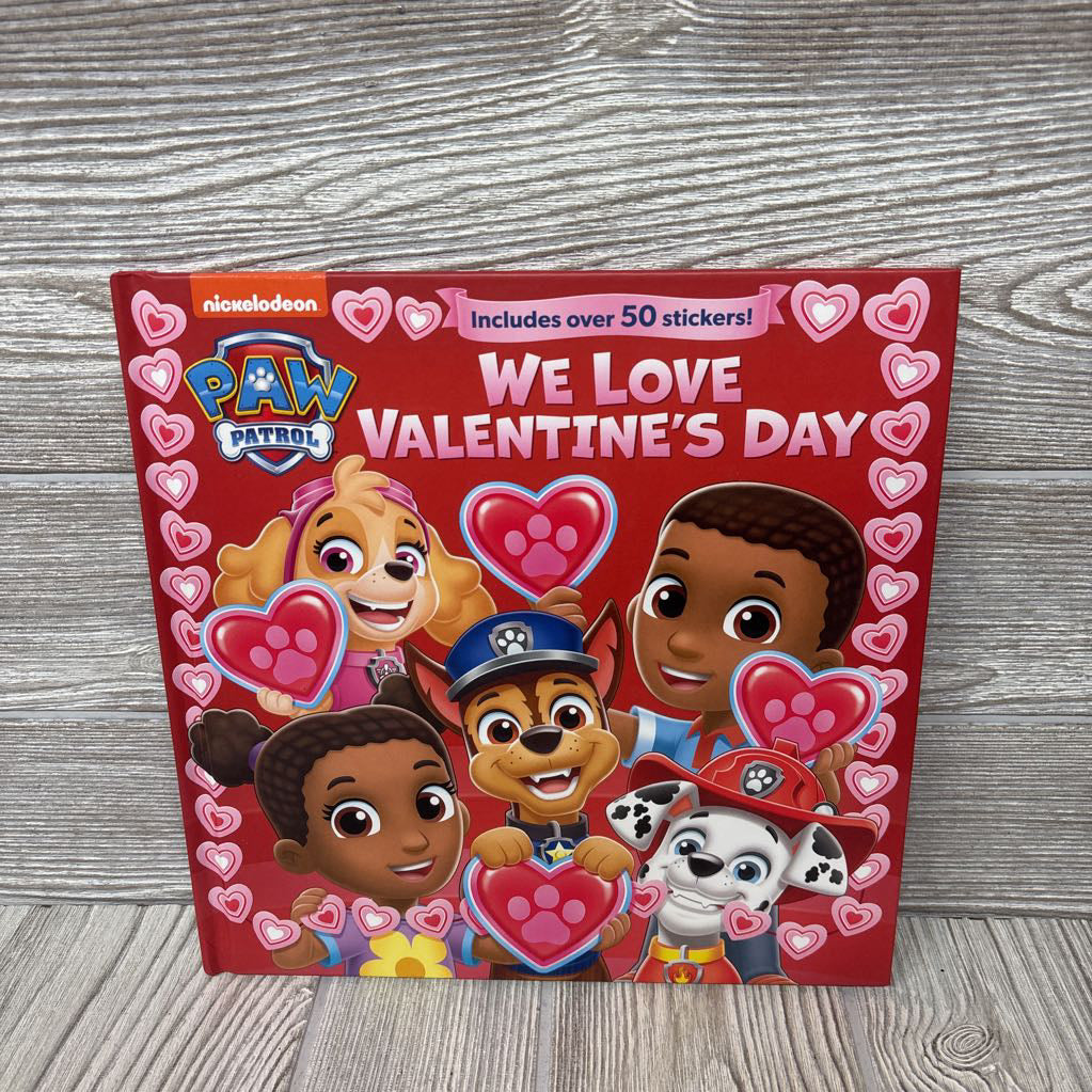 Paw Patrol We Love Valentine's Day Hardcover Book