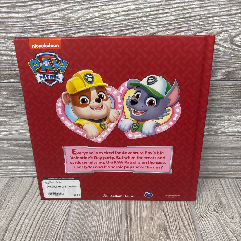 Paw Patrol We Love Valentine's Day Hardcover Book