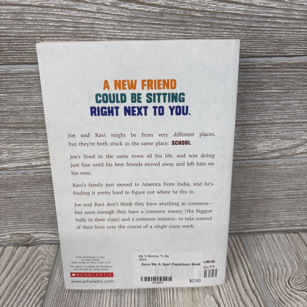Save Me A Seat Paperback Book