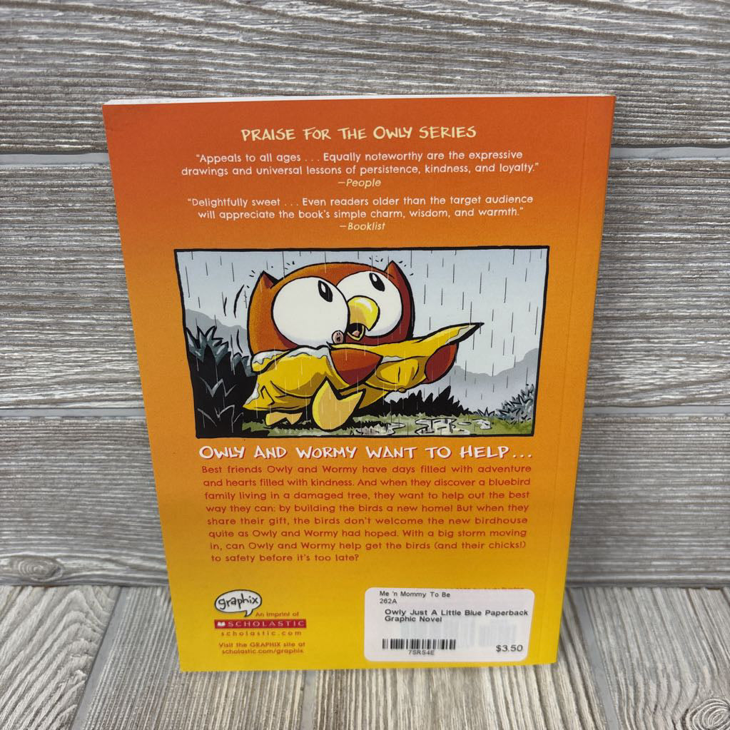 Owly Just A Little Blue Paperback Graphic Novel