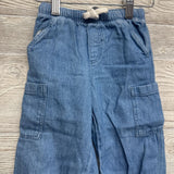 Chambray Drawstring Parachute Joggers Side Pockets 2T