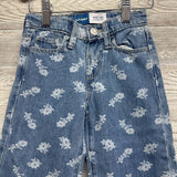 Wide Leg Jeans Flowers 3T
