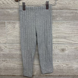 LS Ribbed Hacci Ruffle Shirt & Leggings 3T