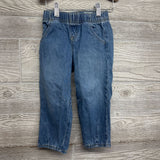 Pull On Barrel Leg Jeans 3T