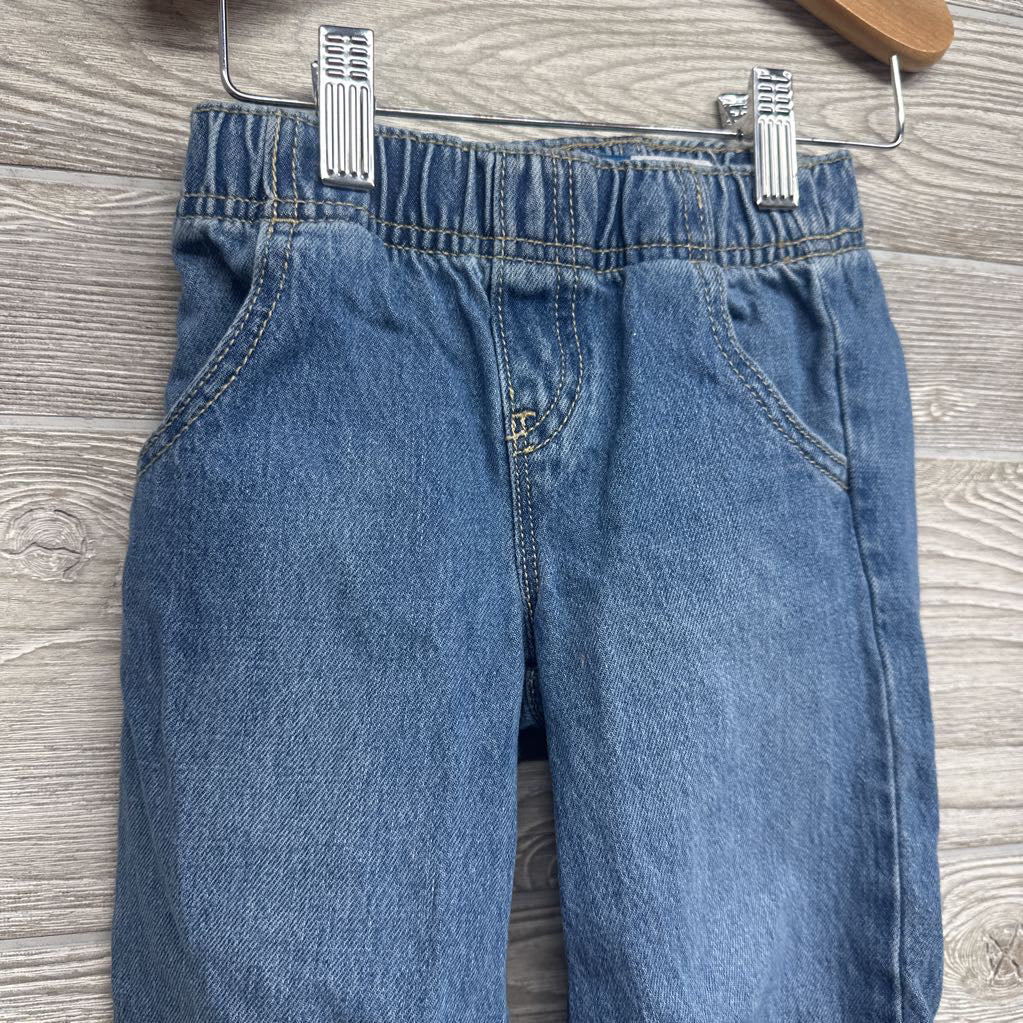 Pull On Barrel Leg Jeans 3T