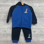Full Zip Hoodie 1 Flag & Jogger Sweatpants 18-24M