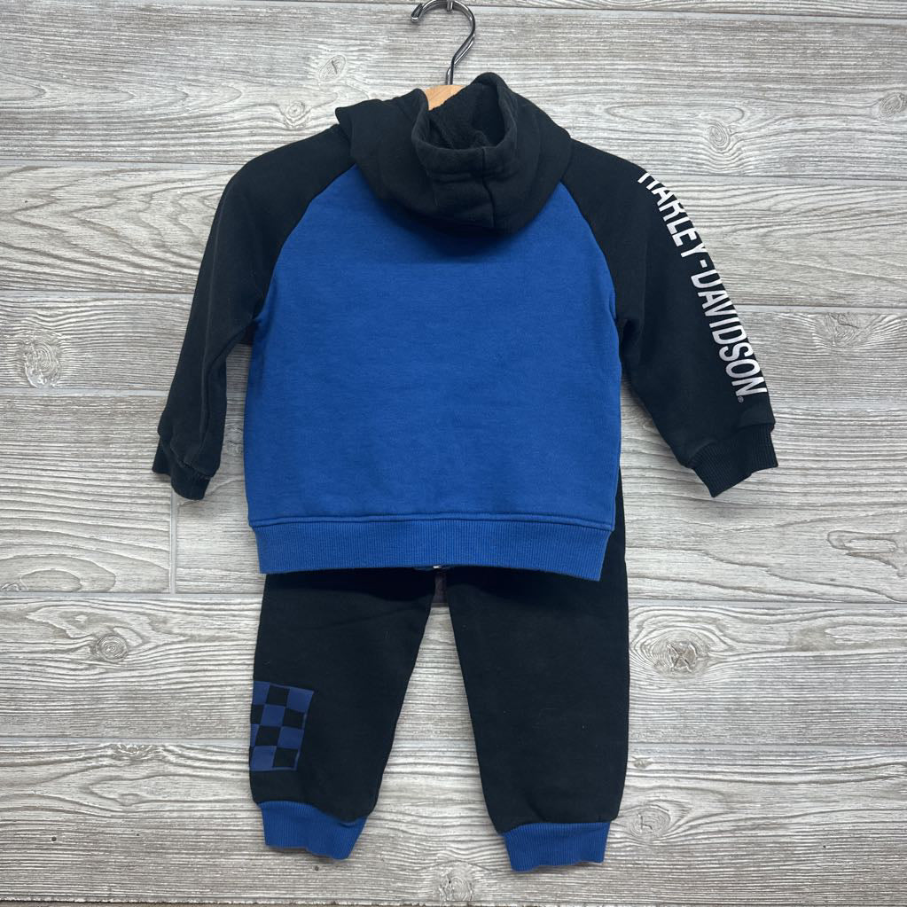 Full Zip Hoodie 1 Flag & Jogger Sweatpants 18-24M