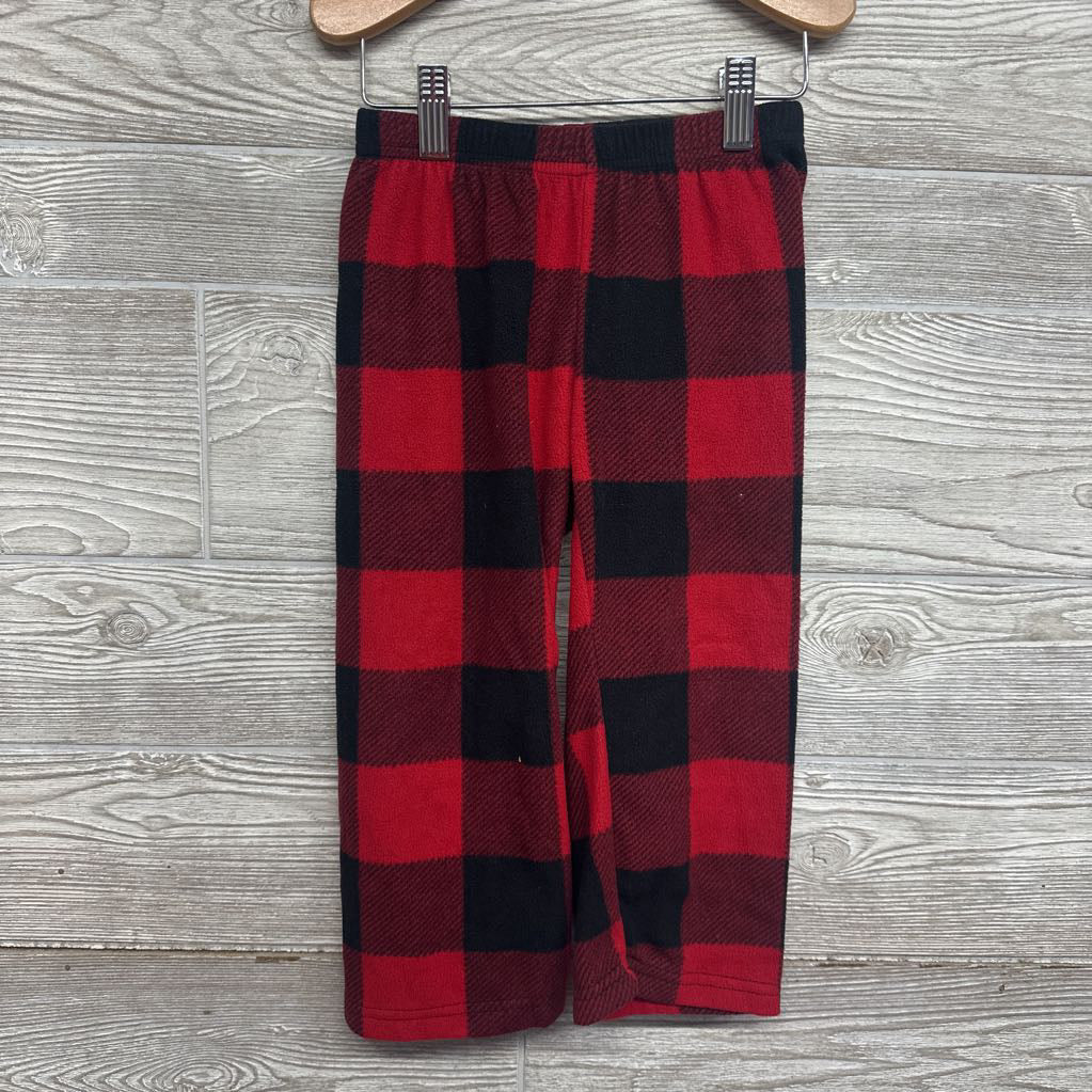 2 Pc LS PJs Boss Bear Buffalo Plaid 4