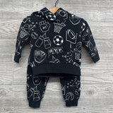 Hoodie & Harem Jogger Sweatpants 6-9M