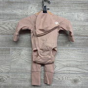 LS Ribbed Side Snap Bodysuit, Fold Over Pants & Hat NB