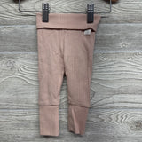 LS Ribbed Side Snap Bodysuit, Fold Over Pants & Hat NB