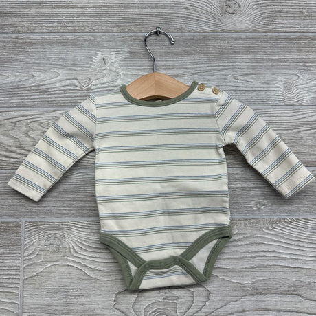 3 Pk LS Bodysuits Daddy & Me, Stripes & Dinosaurs 0-3M