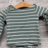 LS Bamboo Shirt & Pants Stripes NB