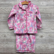 2 Pc LS Button Up Pjs Chest Pocket 3T *