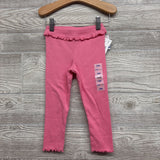 NEW Ribbed Leggings Ruffle 24M
