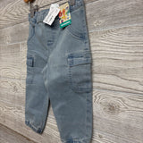 NEW Pull On Denim Cargo Joggers 24M