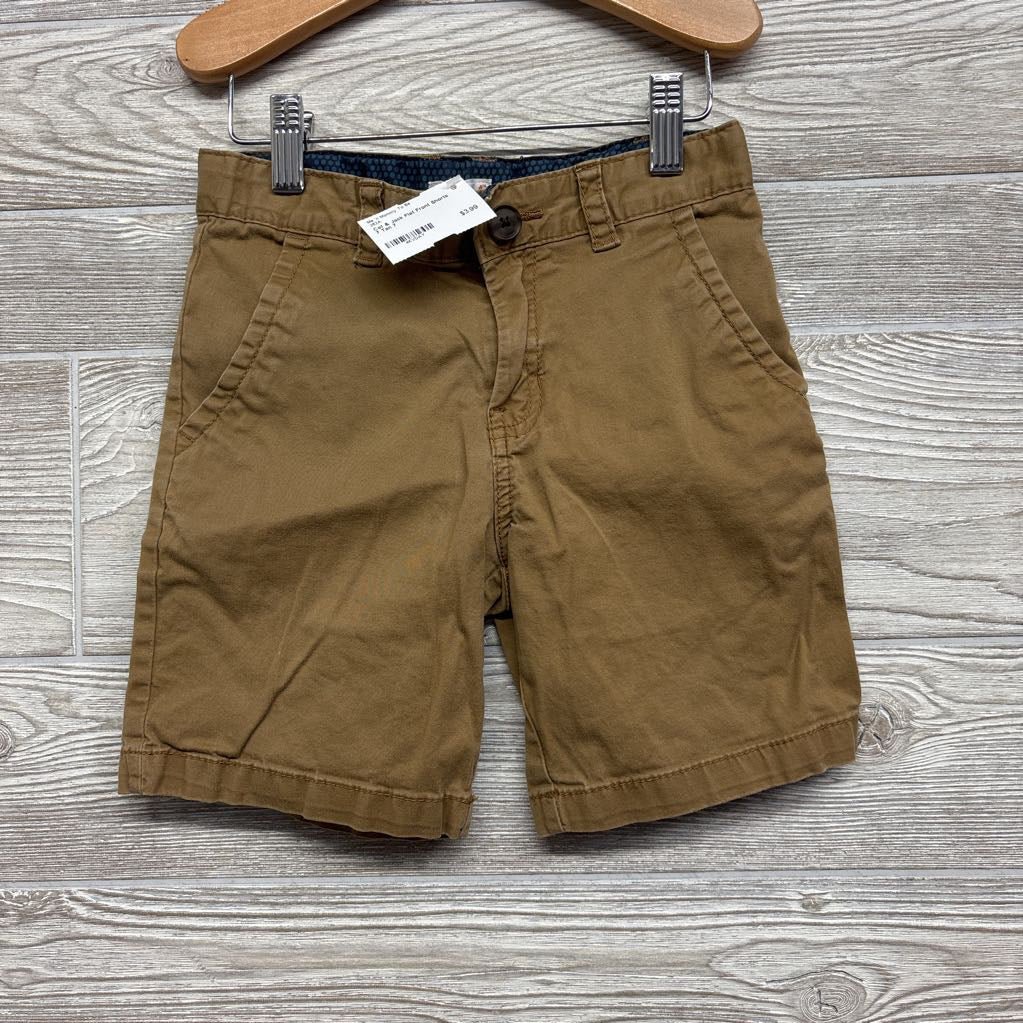 Flat Front Shorts 7