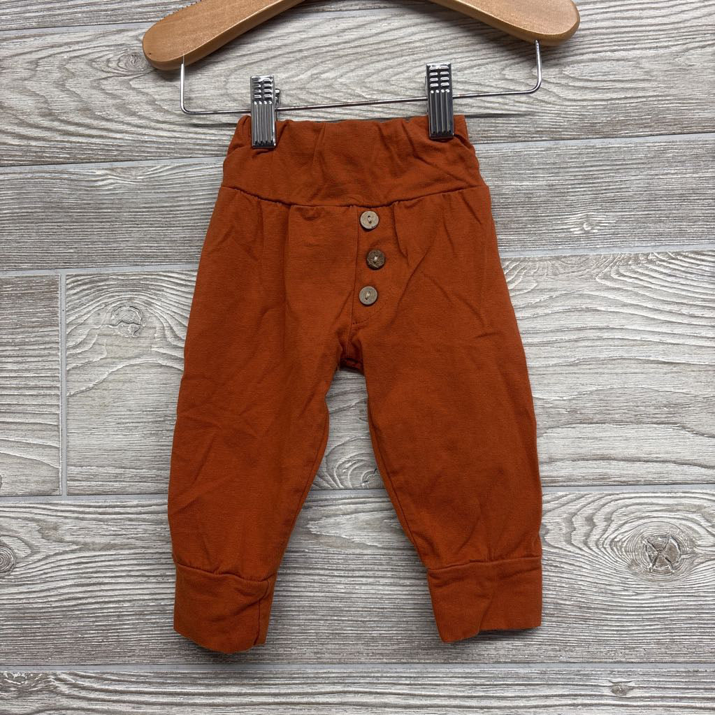 LS Henley Bodysuit Stripes & Pants 0-3M