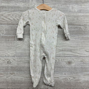 Ribbed Sleeper Flowers 6-9M