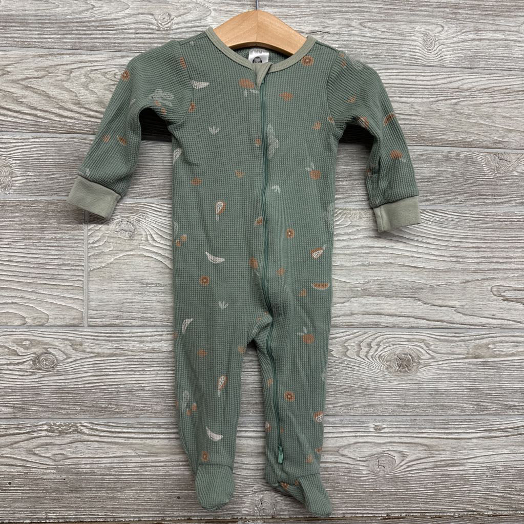 Waffle Knit Sleeper Fruits 6-9M