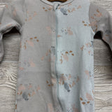 Two Tone Waffle Knit Sleeper Chickens 6-9M