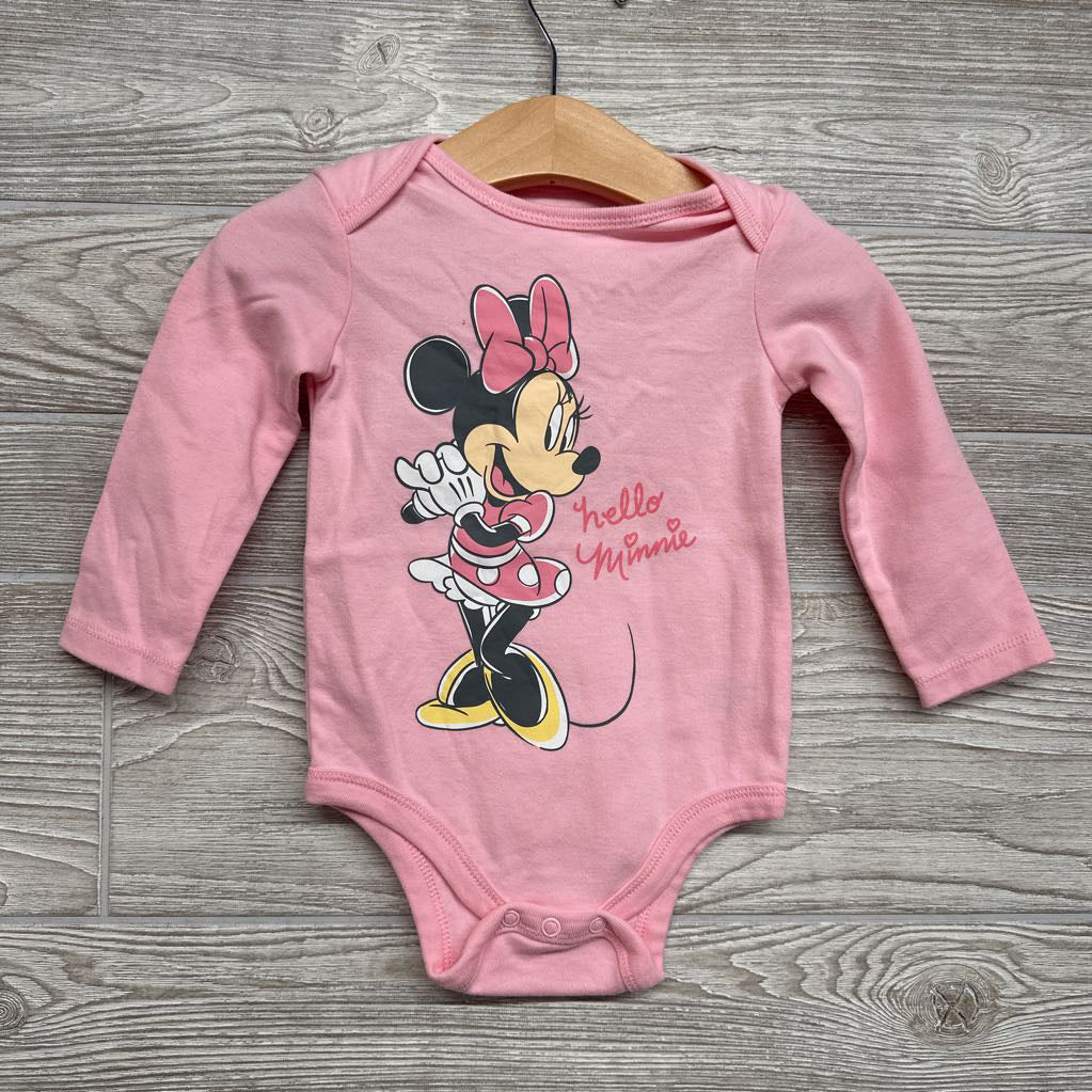LS Bodysuit Hello Minnie 6-9M