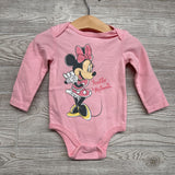 LS Bodysuit Hello Minnie 6-9M
