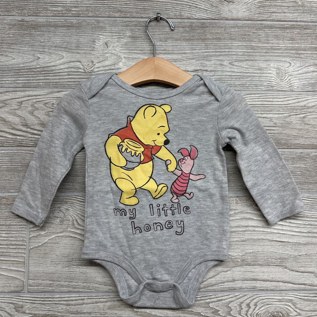 LS Bodysuit Pooh Piglet My Little Honey 6-9M