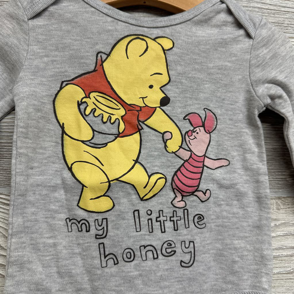 LS Bodysuit Pooh Piglet My Little Honey 6-9M