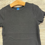 Ribbed Shirt Lettuce Trim 4T