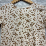 Button Up Faux Suede Jumper & LS Shirt Flowers 7